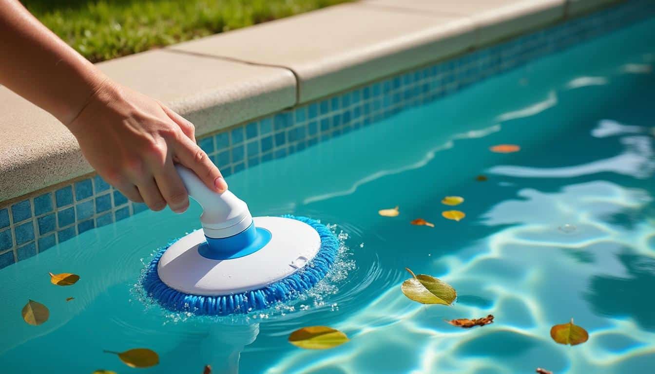 Guide pour le nettoyage du fond de la piscine grâce à l’épuisette de filtration
