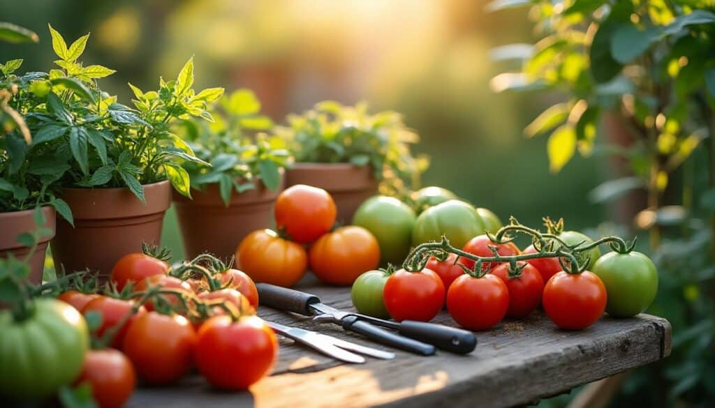 Nos conseils pour l'entretien des tomates au potager grâce à la pépinière