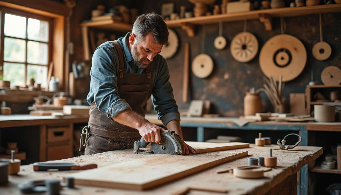 Illustration: Les principales fonctions et applications de la scie circulaire dans vos projets