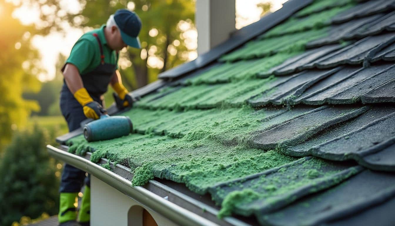 Illustration: Pourquoi recourir à un anti mousse hydrofuge pour préserver votre toiture ?