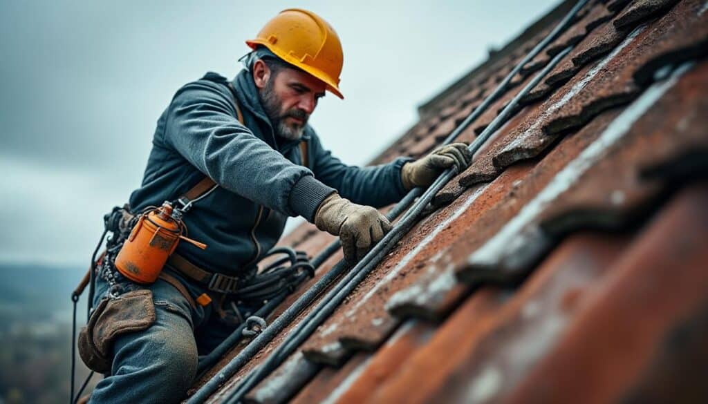 Monter sur une toiture en toute sécurité : conseils et équipements essentiels