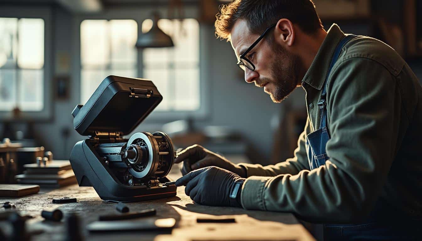 Illustration: Comprendre le rôle essentiel du moteur dans une scie circulaire sur table