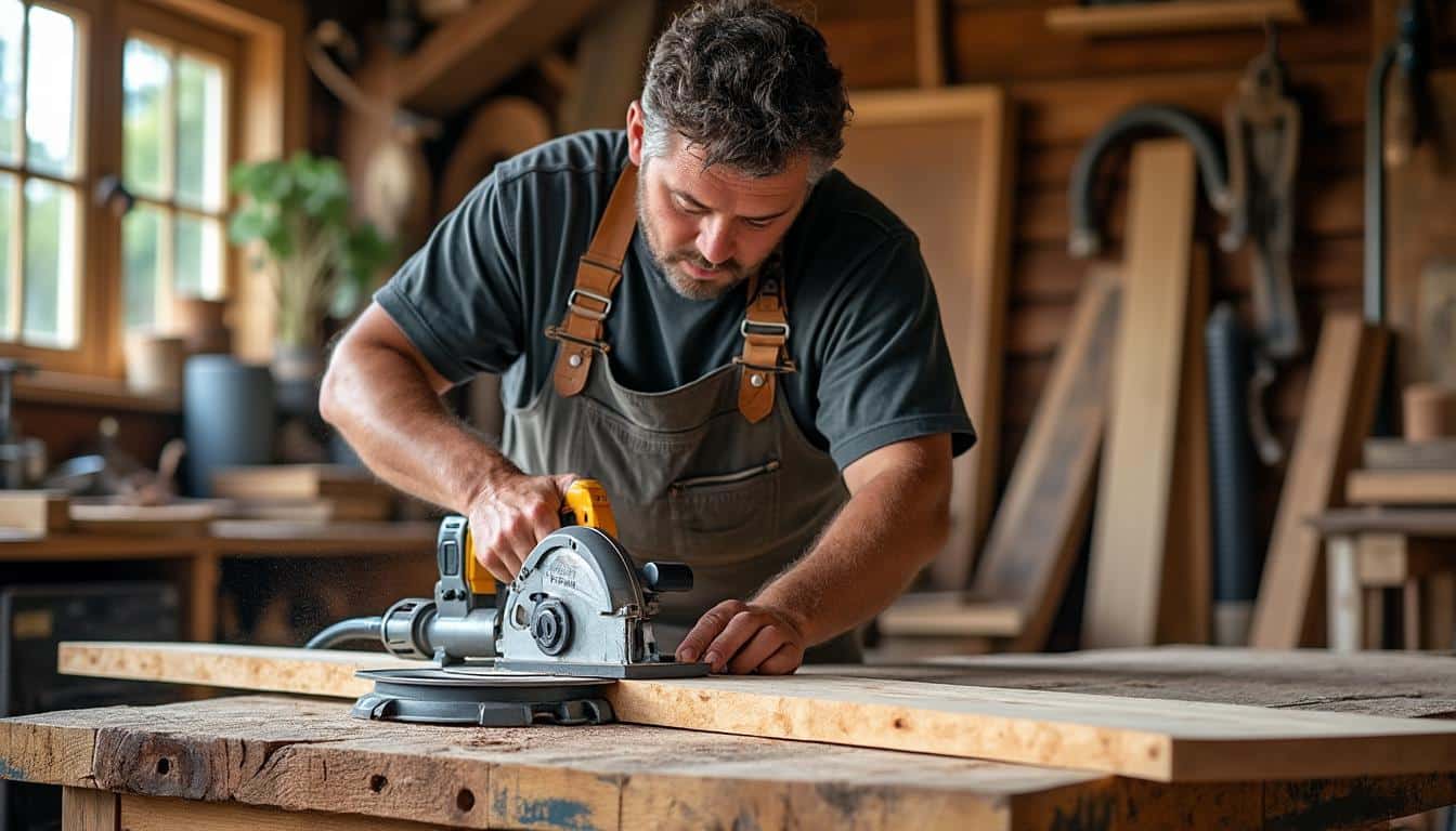 Illustration: Comprendre les spécificités de la scie circulaire du charpentier