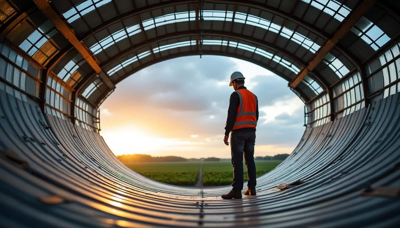 Illustration: Comprendre le rôle essentiel de la toiture dans un hangar