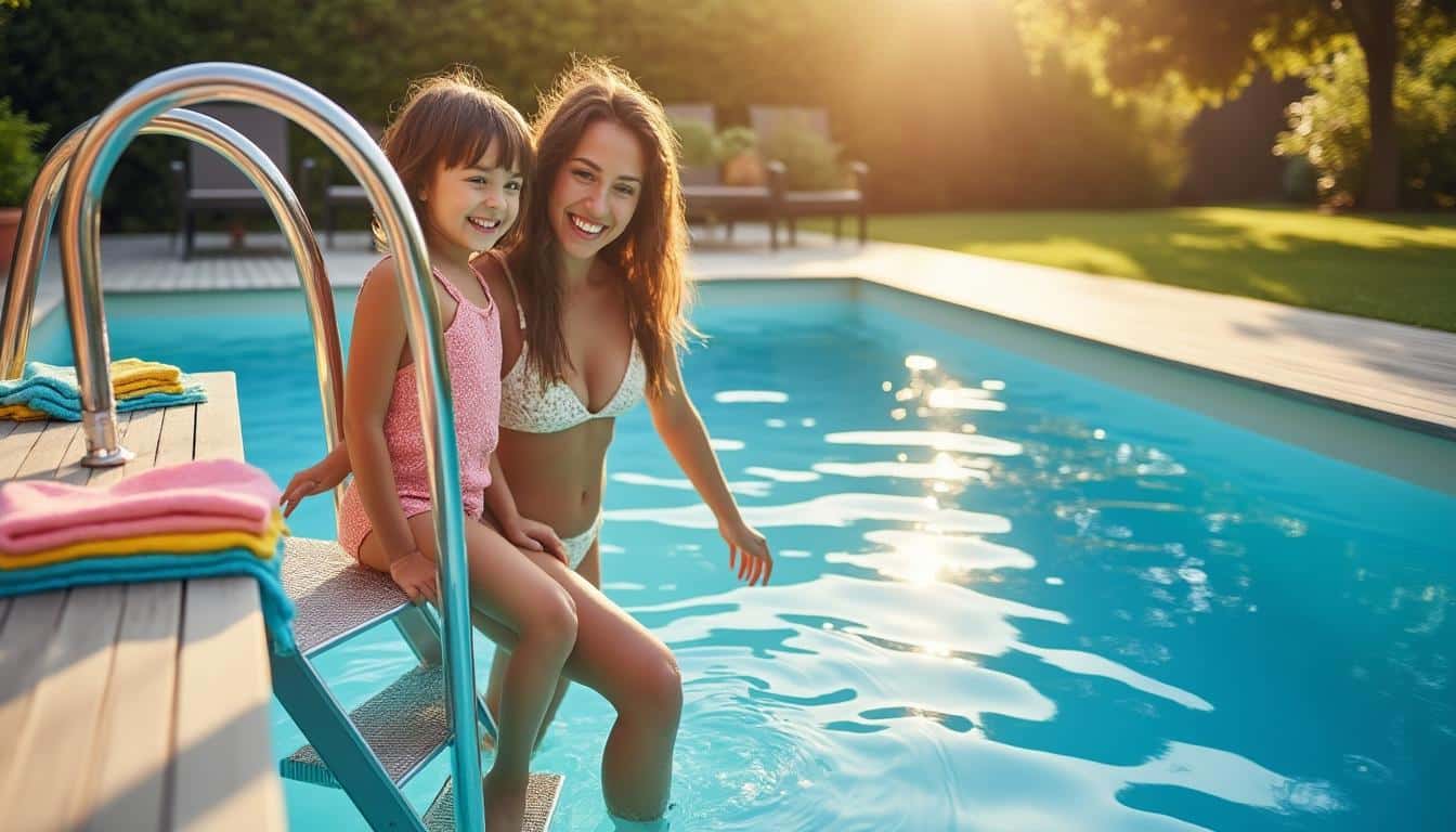 Échelle hors sol pour piscine : sécurité et confort garantis
