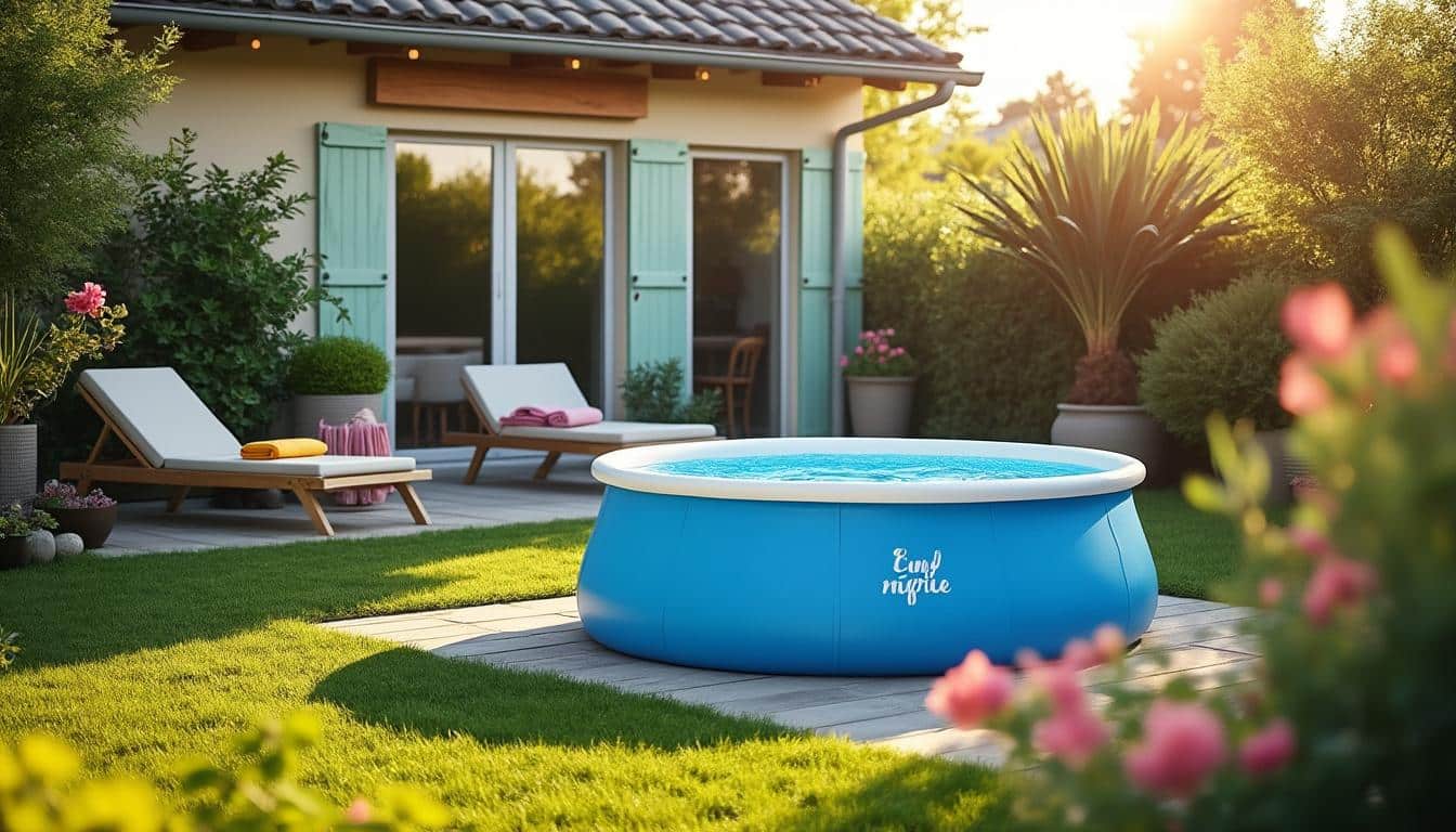 Mini piscine coque 3x2 hors sol : installation rapide et gain de place