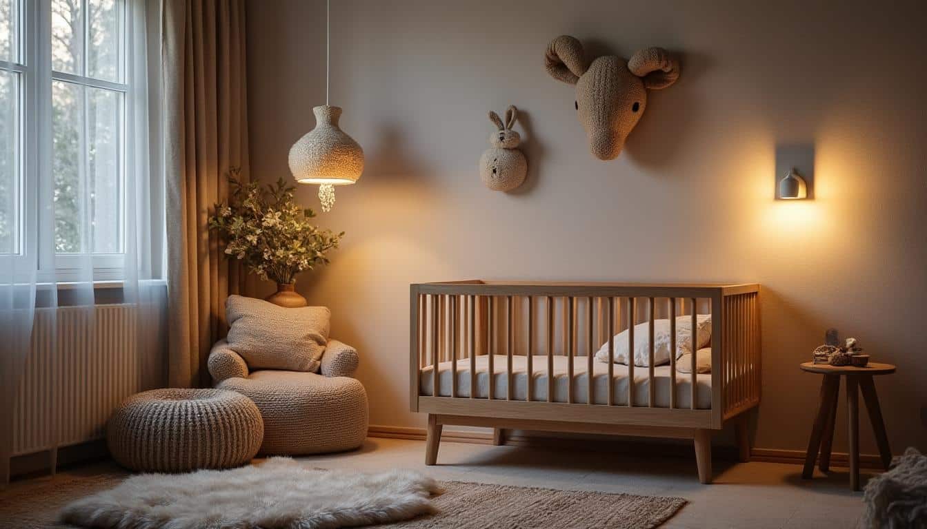 Illustration: Comprendre l’intérêt d’une applique murale pour la chambre de bébé