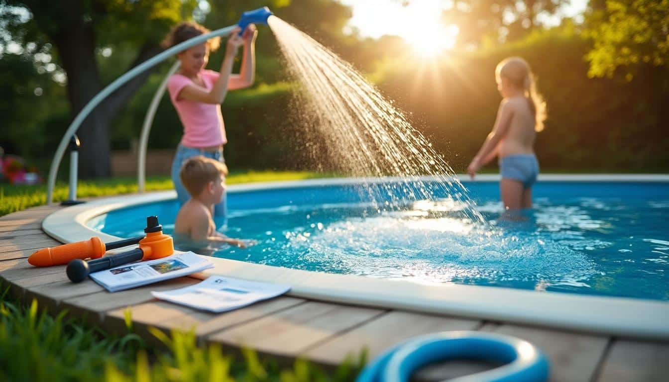 Illustration: Comprendre l’importance de la mise en eau pour une piscine hors sol