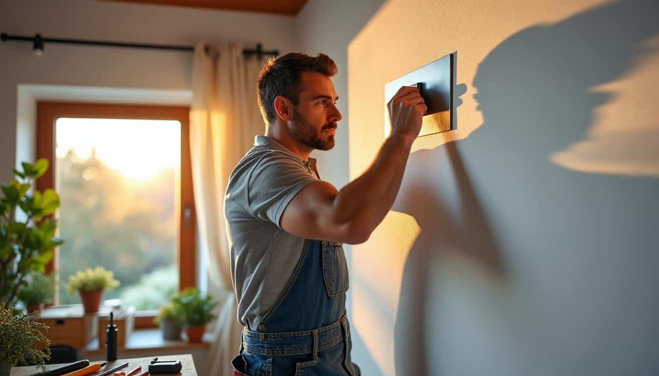 Illustration: Comprendre le rôle essentiel du support dans la fixation d’une applique murale