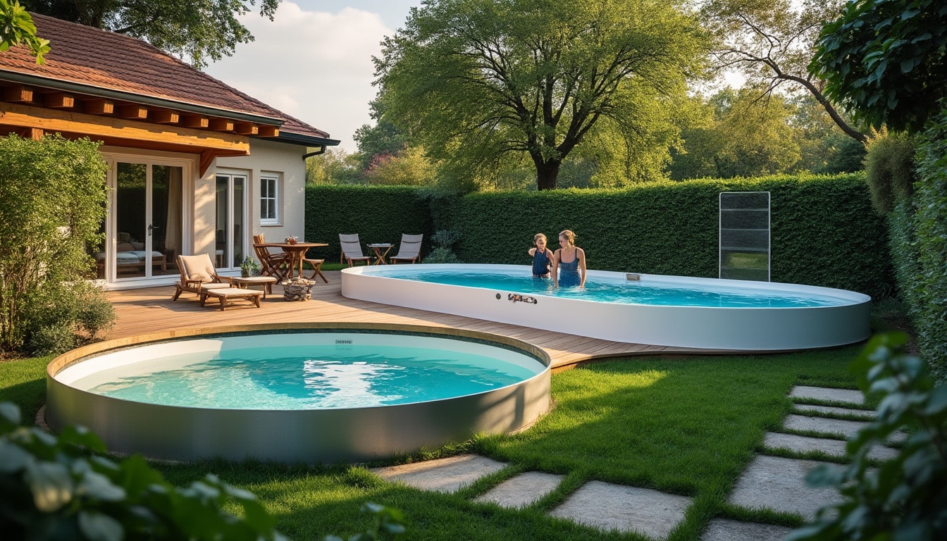 Illustration: Comprendre les différents types de piscines hors sol et leurs matériaux