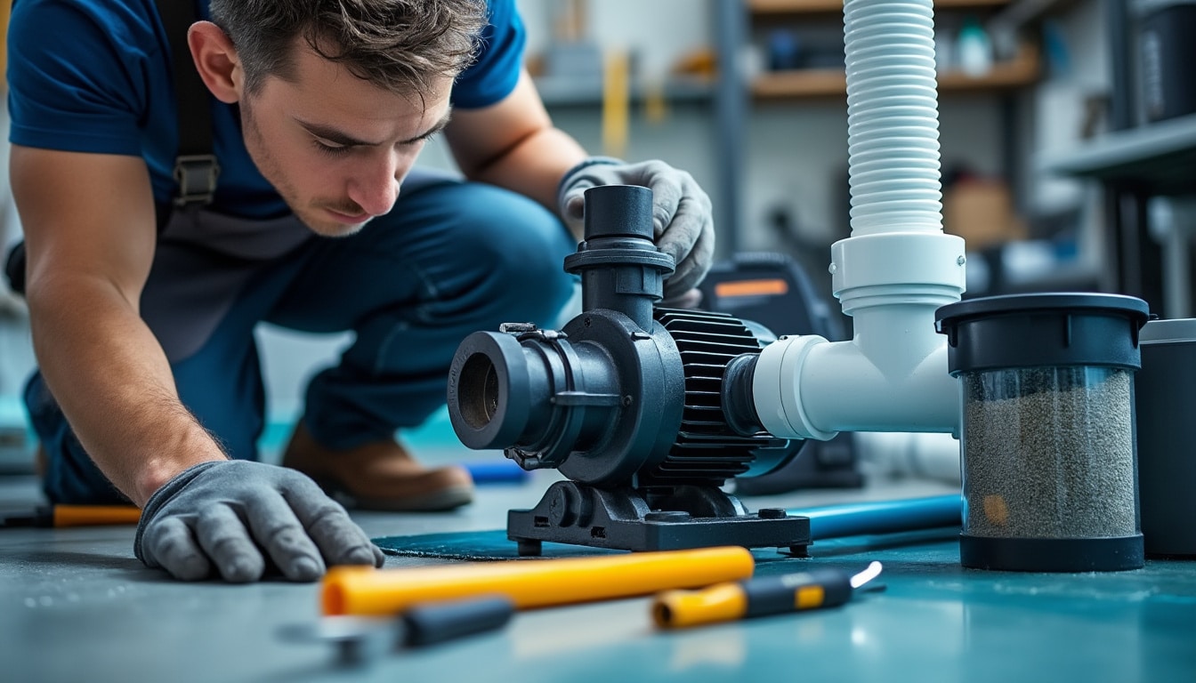 Illustration: Comprendre le rôle essentiel de la pompe dans le circuit de filtration d’une piscine