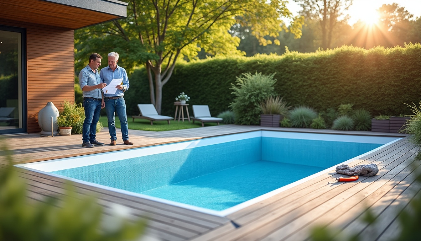 Illustration: Qu’est-ce qu’une piscine en coque prête à poser ?