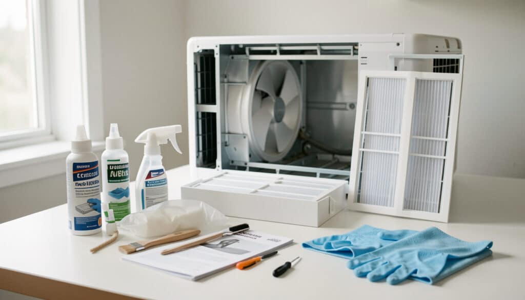 Kit d’entretien pour nettoyer une climatisation